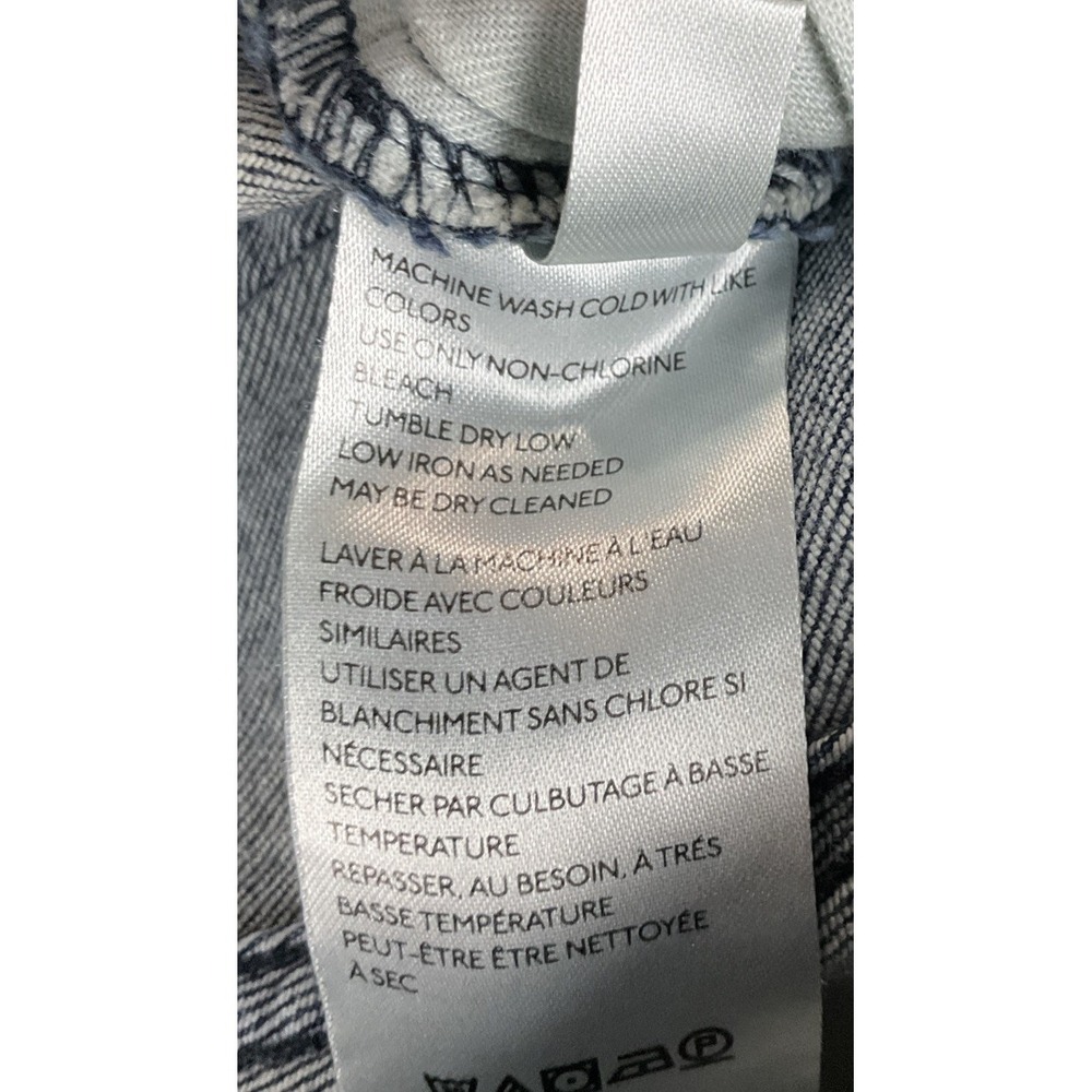 Pilcro Anthropologie Women's S27‎ Jeans Pleated High Rise Dark Wash Blue Skinny - Picture 5 of 16